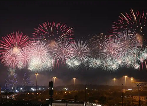 高州市焰火晚会